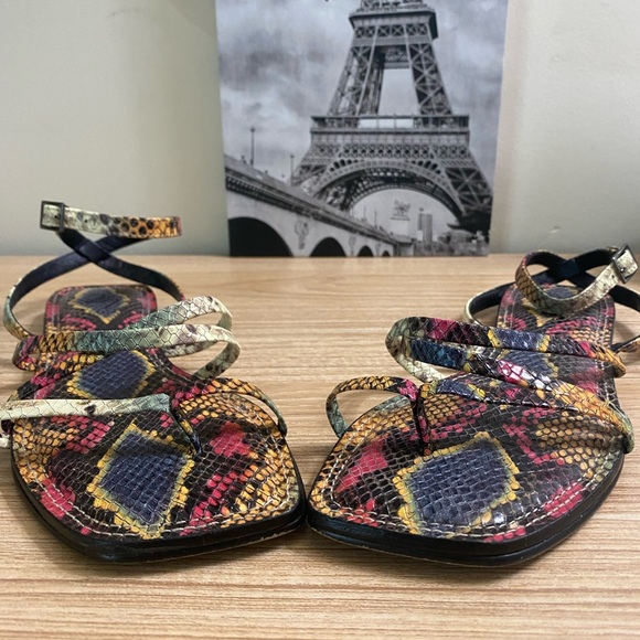 Naturalized 27 Edit Snake Sandals Leather - Picture 3 of 7